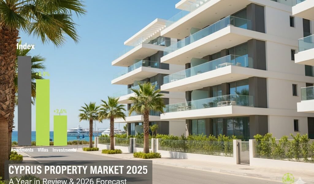 Cyprus property sales 2025 market chart