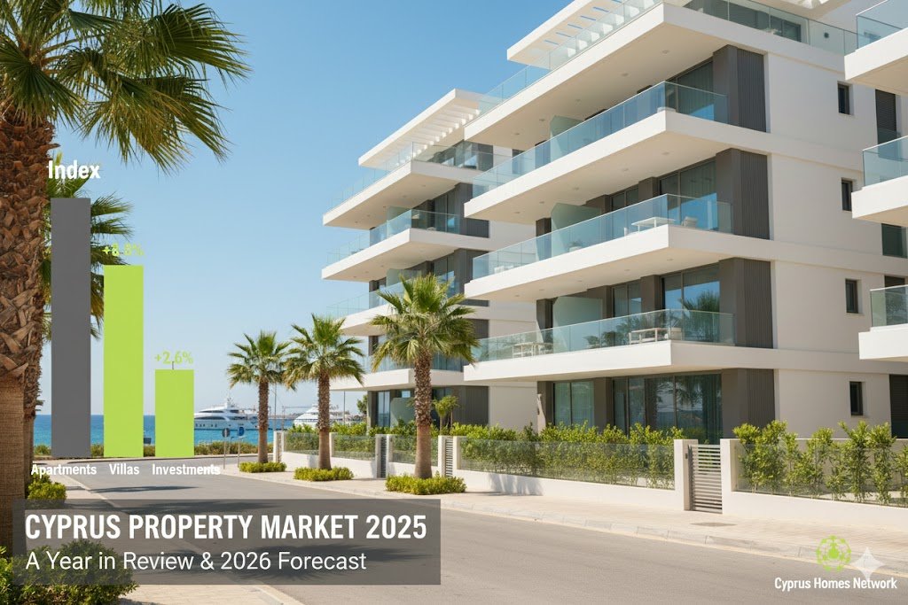 Cyprus property sales 2025 market chart