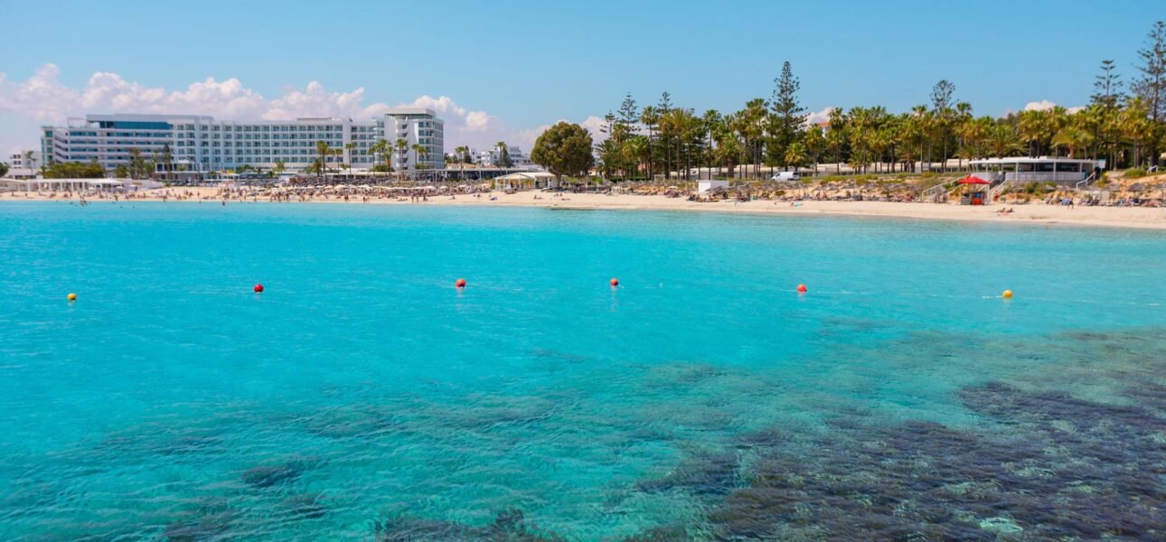 “Beautiful Coral Beach coastline in Paphos Cyprus”